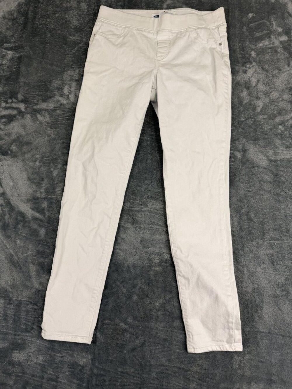 Old Navy Rockstar White Skinny Fit Jeggings size 10
